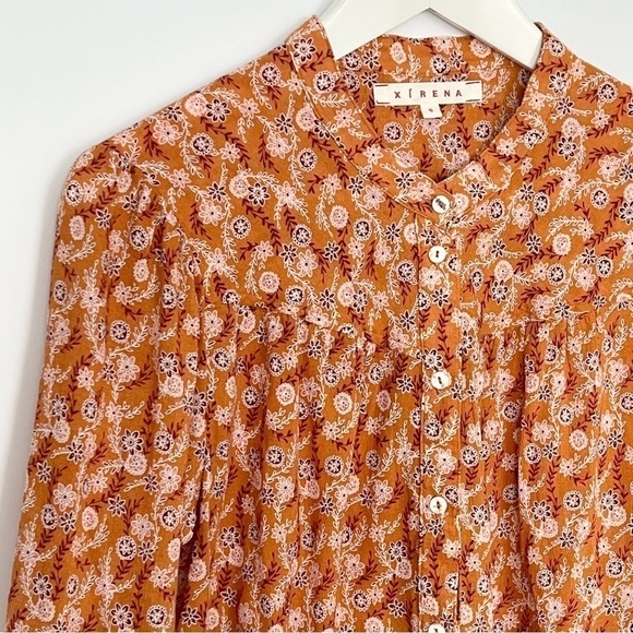 Xirena Jessie Cotton Button Down Shirt Small - Picture 5 of 11